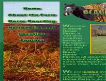 Tablet Screenshot of blackhorsefarm.org